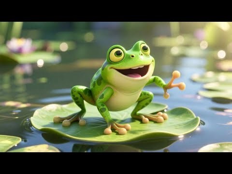 Baby Frog Jump Song | Fun Animal Action Rhyme for Kids | Nursery Rhymes & Songs for Children