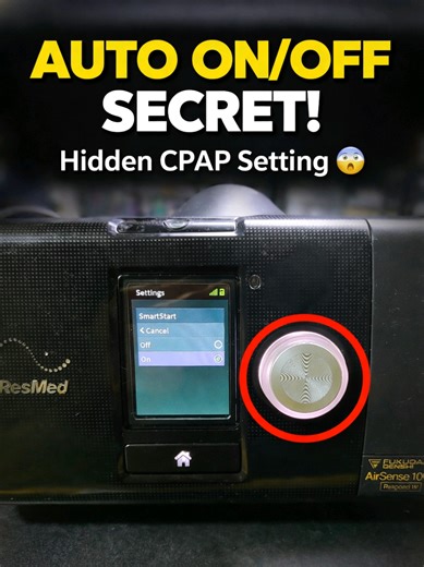 Replying to @luvandusofficial how to turn ON/off machine automatically... #airsenss11 #CPAPSupport #resmedcpapmachine #sleepapnea #airsenss10