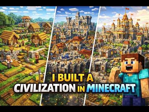 I Created a Civilization in Minecraft… This Happened