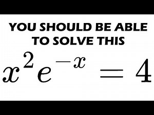 Solving a VERY HARD Lambert W Problem