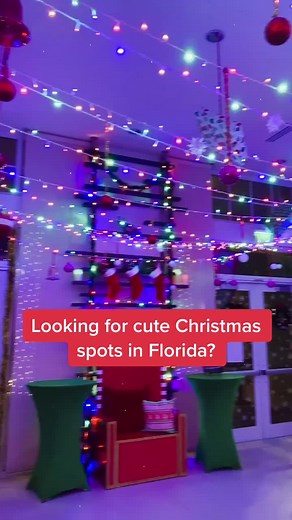Visit the Enchanting Christmas Bar at Harbourside Place in Jupiter, Florida
