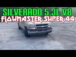2004 Chevy Silverado 5.3L V8 DUAL EXHAUST w/ FLOWMASTER SUPER 44!