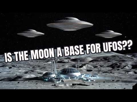 THE MOON IS A UFO BASE? New claim by Ukraine Astronomers say it could be.