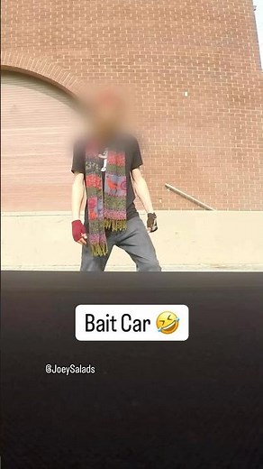 Bait Car Prank 🤣 #Pranks #JoeySalads #ViralVideos