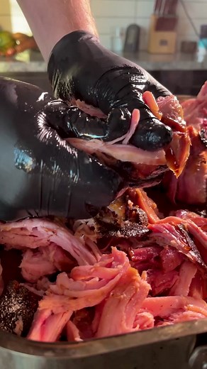 Delicious Smoked Pulled Ham for Friendsgiving and Sandwiches