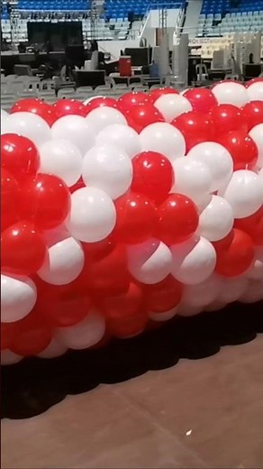 500 pcs Balloon Drop Net Ready to Install 🎈 #balloon #balloondrop #balloonsetup #balloons #diy #fyp