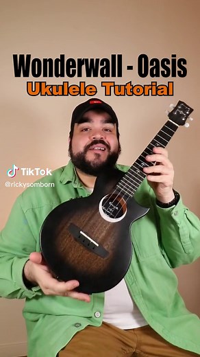 How to play ‘Wonderwall’ by Oasis on the Uke 🎸 #ukulele #ukuleletutorial #ukuleletiktok