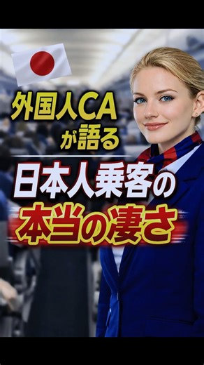 外国人CAが驚愕…日本人乗客だけが“ほとんどしない事”【海外の反応】
