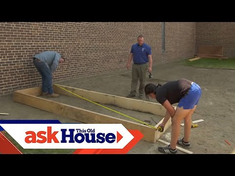 How to Install a Raised Vegetable Garden with Arbors | Ask This Old House
