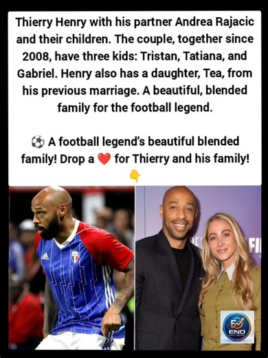 Thierry Henry's Beautiful Blended Family! Meet His 4 Kids! ⚽👨‍👩‍👧‍👦❤️