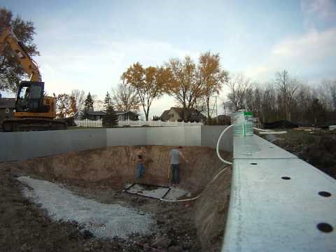Inground Swimming Pool Sump System Install and Prevent Floating Liner: Penguin Pools