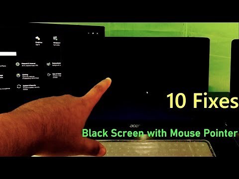 How to Fix Black Screen with Mouse Pointer Problem on Windows 10 (10 Fixes)