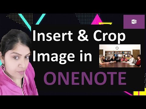How to INSERT & CROP Pictures in ONENOTE (Quickly and Easily!) | Crop Pictures in OneNote
