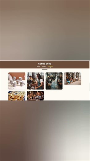 Beginner Friendly Coffee Shop Website ☕#coffeeshop#webdevelopment#htmlcss#frontendproject#shorts