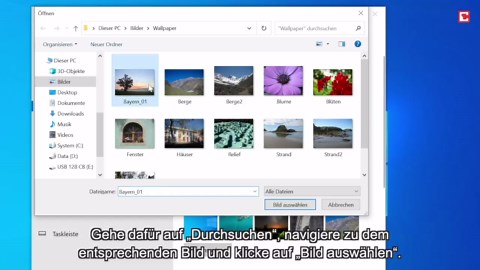 Windows 10: Hintergrundbild ändern