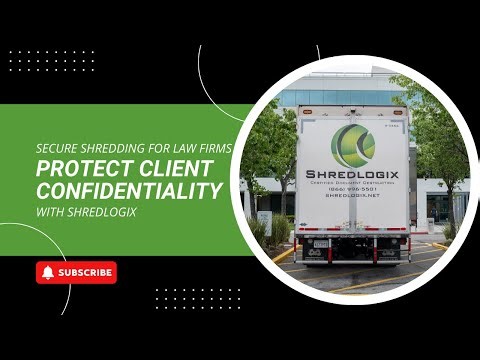 SECURE SHREDDING FOR LAW FIRMSPROTECT CLIENT CONFIDENTIALITYWITH SHREDLOGIX
