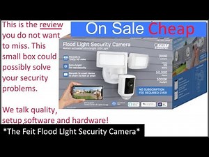 FEIT Flood light Security Camera Review Costco $79