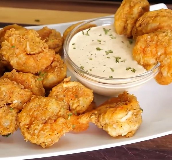 Crispy Popeyes-Style Popcorn Shrimp