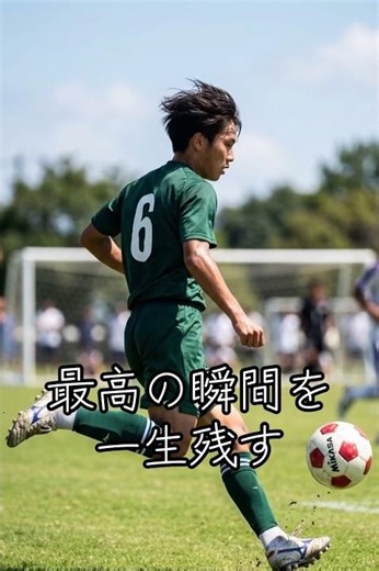 あのゴールに、すべてを懸けた。仲間と走り抜いた青春を、この一枚に残す⚽️#高校サッカー #青春の記録 #モザイクアート