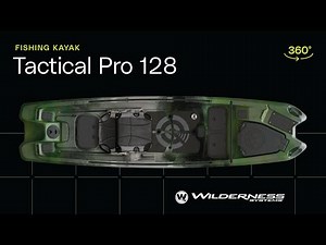 Wilderness Systems TACTICAL PRO 128 (2025) │ Ultimate Motor-Ready Fishing Kayak 360° Showcase