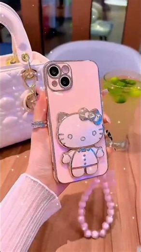 new beautiful and training hello kitty mobile cover for pink