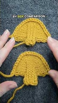Two methods for knitting wrong side increases