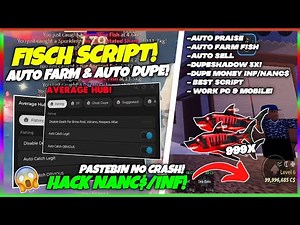 [UPD] Fisch Script Pastebin GUI | FASTEST AUTO FISH,Fish Dupe | DUPE MONEY INF/NANC$ | OP SCRIPT!