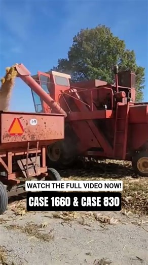 CASE 1660 & CASE 830 #farmequipment #farmingvideos #farming #tractor #830
