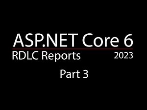 Use the reports with ASP.NET projects ( 2023 ) Part( 3 )