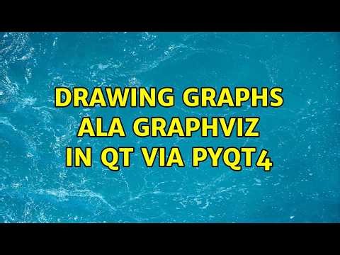 Drawing Graphs ALA Graphviz in QT via PyQt4 (3 Solutions!!)