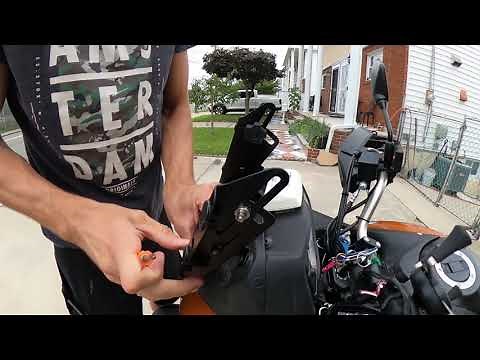 Madstad windshield for suzuki V Strom 650 2012 Instalation