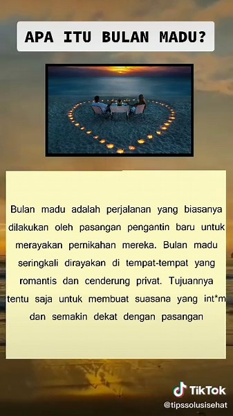 Apa itu Bulan Madu? Nikah dan Fungsi Honeymoon Explained