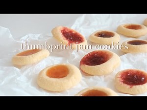Thumbprint Jam Cookies Recipe 잼쿠키 | SweetHailey