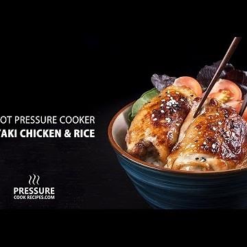 Instant Pot Teriyaki Chicken and Rice (Pot-in-Pot Method)