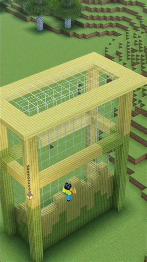 Easy Minecraft Piston Bamboo Farm! 🎋 Java Edition #shorts #minecraft #minecraftbuilding