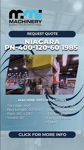 Clearing Niagara PN-400-120-60 1985