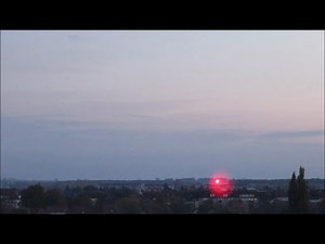 Red Laser 500mW seen from a distance of 4.5 miles