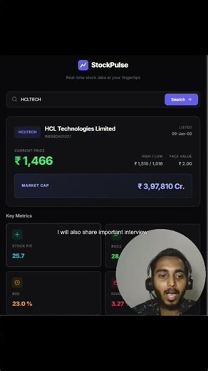 Stock market project for Engineering students and job seekers. Comment Project now!