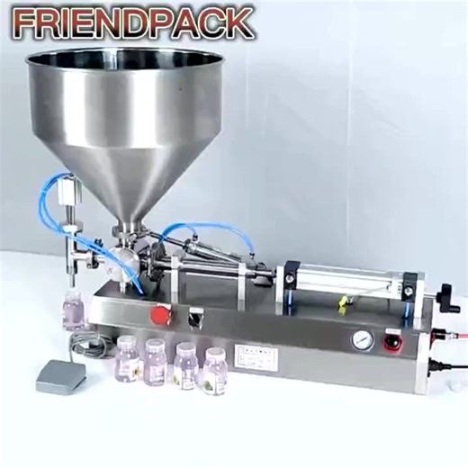 Semi Automatic Paste Filling Machine Liquid Paste Marmalade Salad Dressing Cream Tomato Sauce Packing and Filling Machine