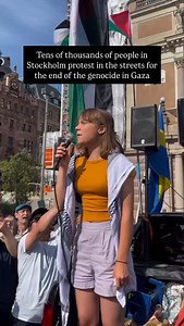 233K views · 10K reactions | Stockholm, Sweden | The world continues to stand for Palestine. Do not stop making noise. Video: @kojuil_yousif | Wear The Peace | Facebook