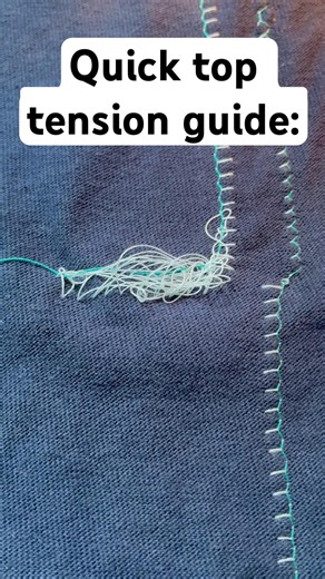 Quick guide to top tension issues on sewing machines