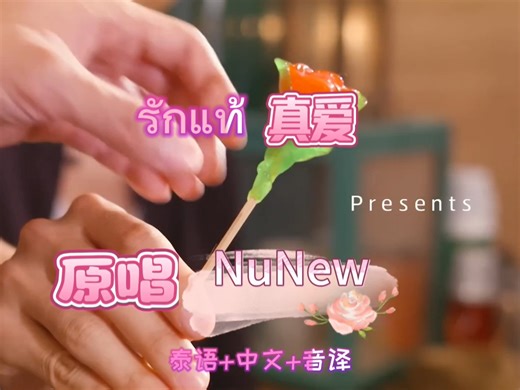 【泰语 中文 音译】《รักแท้|真爱｜True Love》原唱：NuNew