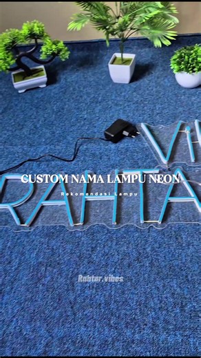 Custom Neon Sign untuk Dekorasi Estetik Ruangan