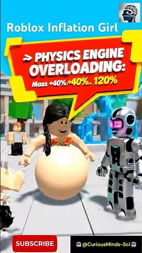 Roblox Inflation Girl with a Belly Balloon Glitch #roblox #robloxshorts #shorts #robloxmemes