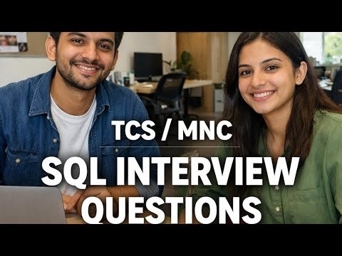 Sql interview questions| tcs and mnc interview questions 💯 fixed #tcs #intreview