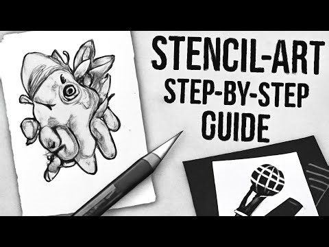 Stencil art step_by_step guide