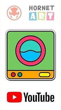 💧 How to Draw Washing Machine (Washing Machine Drawing)