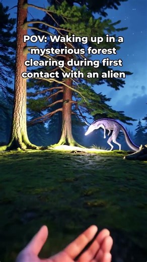 Alien Encounter in the Forest! First Contact Caught on Camera!