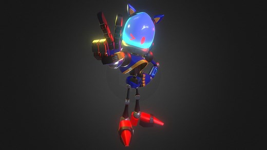 Chaos Sonic Rig - Sonic Prime - Download Free 3D model by JayPig