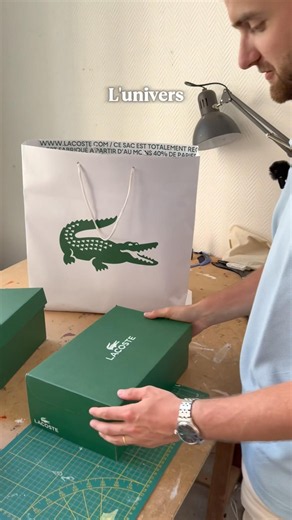 Unboxing très spécial ‪@Lacoste‬ 🤯🎾🚀